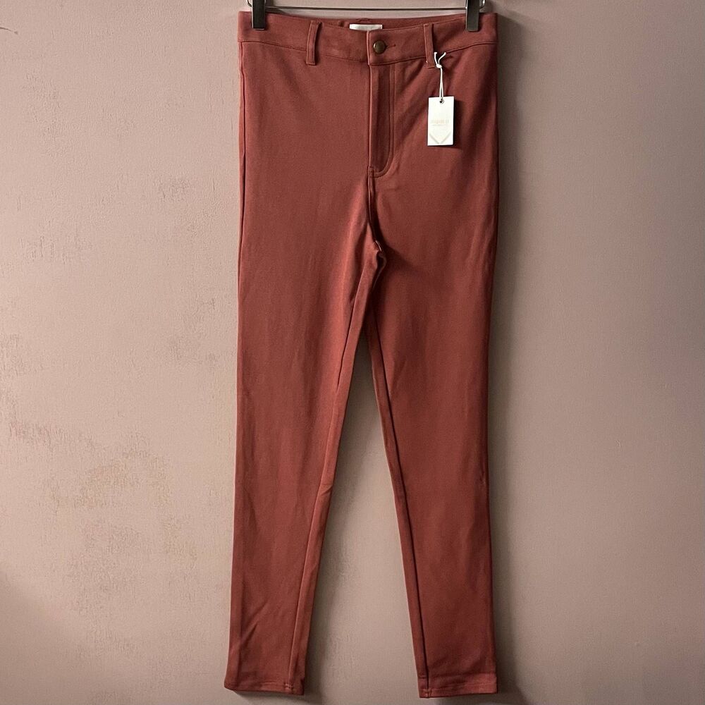 Forever 21 Rust High Waisted Skinny Pants Size 28 NWT